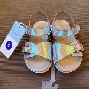 🌲Cat & Jack Toddler Glittery strap Sandals